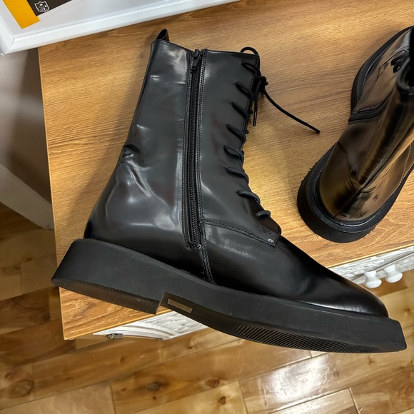 Anthropologie Pilcro Lace Up Stompy Boots - Picture 7 of 11